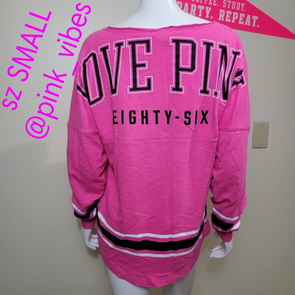 VS PINK Campus Logo Pullover Sweater